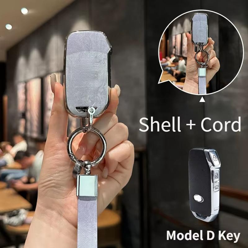 Suitable For Kia Tpu Key Cover Marble Pattern K3 Sportage R K5/K2Seltos Kx3 Car Key Full Package Protection Shell