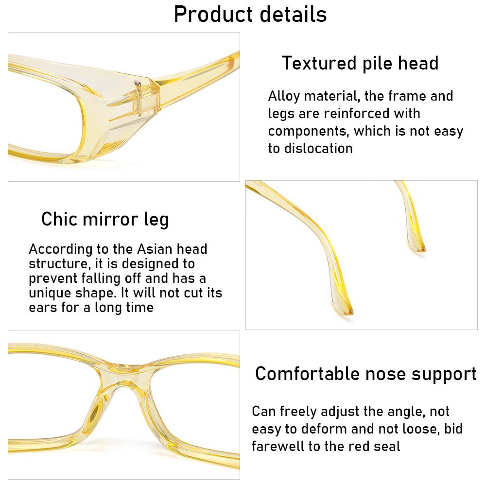 Unisex Anti-blue Light Reading Glasses Anti-pollen Optical Eyewear Classic Anti Fog Presbyopia Eyeglasses Vision Care Goggles
