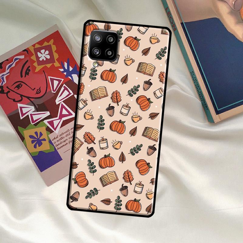 Autumn Leaves Fall Pumpkin Halloween Case For Samsung Galaxy A33 A13 A36 A56 A23 A52 A32 A12 A54 A34 A14 A16 A26 A53 A15 A35 A55