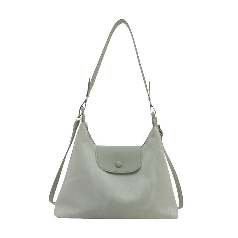 

Простая сумка-тоут женская новая текстура повседневная большая вместимость однотонная сумка через плечо для поездок на работу сумка-мессенджер one size fits all зелёный