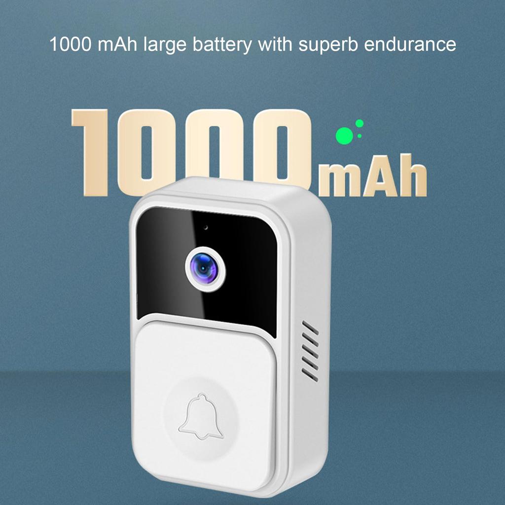 Video Doorbell 720P HD Wide Angle Security Camera, Up To 128GB Memory, 2 Way Voice Intercom Real Time Video Smart Door Bell Cameras
