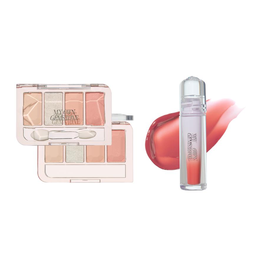 Etude #My Own Gemstone Play Color Eyes 3.5g + Over Glowy Tint 3g Set