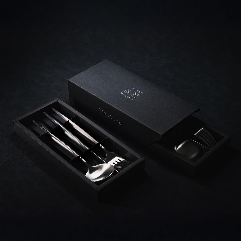 DOD fave cutlery set for 2 people 2 2 Dishwasher safe Stainless steel Stylish Gift 330 Sansanmaru (Dee-O-Dee) [2 spoons, forks, knives] DH1-012-SL-M