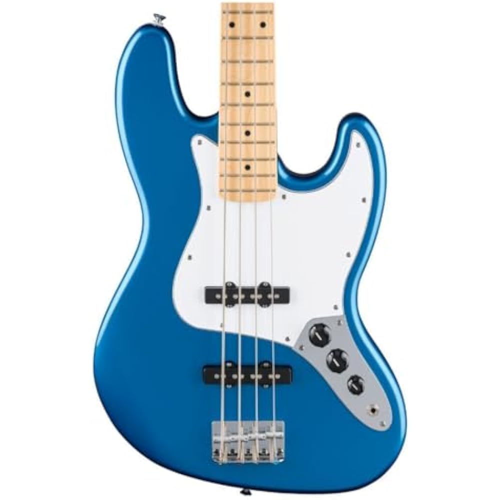 Fender Fender Electric Bass Standard Jazz Bass®, Maple Fingerboard, White Pickguard, Aqua Marine ...