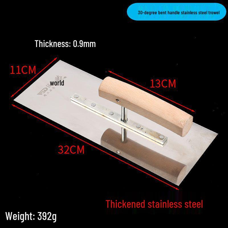Durable Stainless Steel Trowel Mud Board: Plastering Tool for Construction and Bricklaying