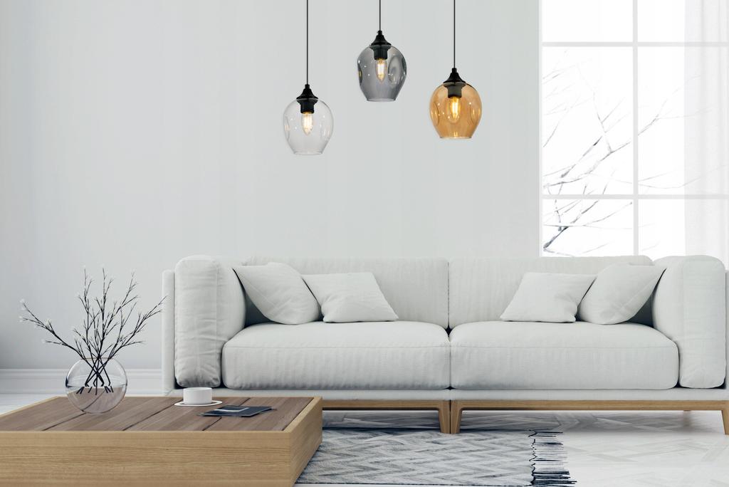 MODERNE DECKENHÄNGENDE LAMPE GLASLÜSTER