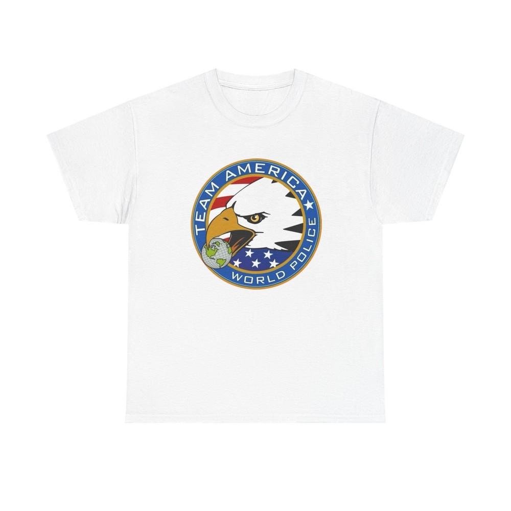 Team America World Police Graphic T Shirt NEW Unisex Heavy Cotton Tee Unisex T-Shirt S