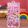 1pcs Kawaii Sanrio Kuromi Cartoon 3D Relief Stickers Aesthetic Waterproof DIY Diary Laptop Cute Anime Decoration Sticker Toys