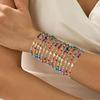 7 Adjustable Stretch Beaded Bracelets Trendy Elastic Jewelry Set For Women Gift