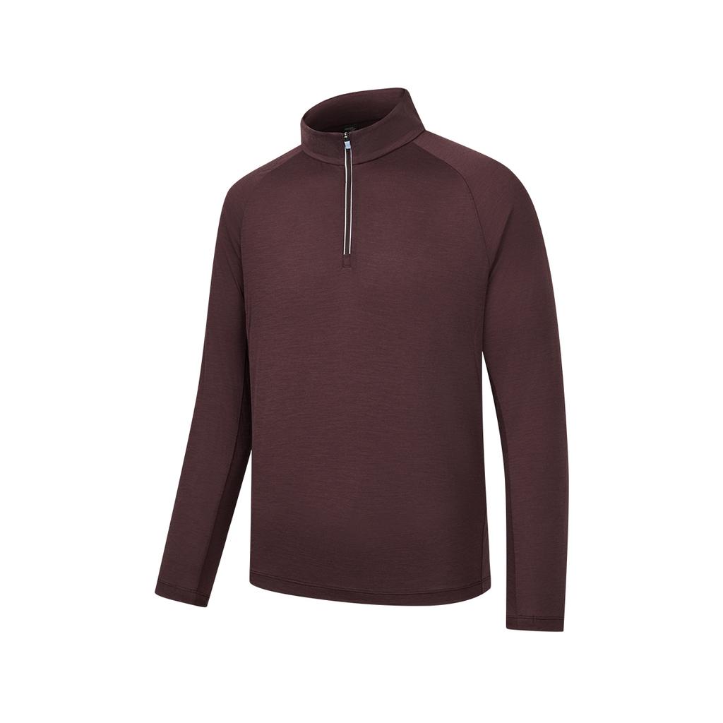 Saucony Comfortable Versatile Soft Stand Collar Pullover T-Shirt Unisex Tops SA2250HZ91T-CO077