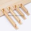 Aluminium Alloy Black Door Handles Balcony Bedroom Kitchen Door Pulls Silver White Furniture Handle Door Hardware knobs