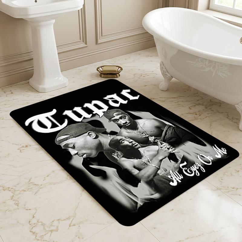 Tupac Legacy Living Room Non-Slip Area Rug Soft Carpet for Bedroom Game Playroom Sofa Office Home Decor Doormat Christmas Gift C9211205