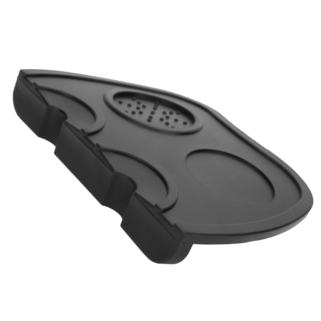 Silicone Coffee Tamper Holder Powder Pad Antiskid Coffee Tamper Mat Coffee Making AccessoriesBlack Large Size