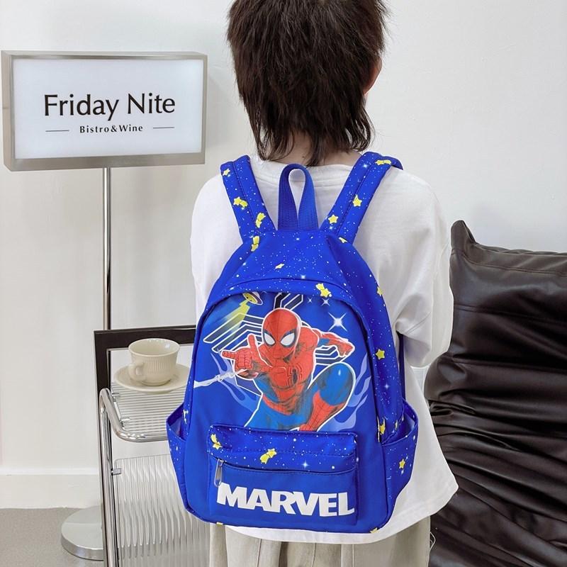 Prints Letters Astronaut Kids Cartoon Backpack Breathable School Bag
