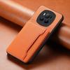 Denior for Magic 7/6/5 Lychee Pattern Imitation Leather Honor 100/90Pro Card Holder Mobile Phone Case