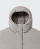 Musinsa Standard Minimal Hooded Down Short Padded Jacket [Light Gray]