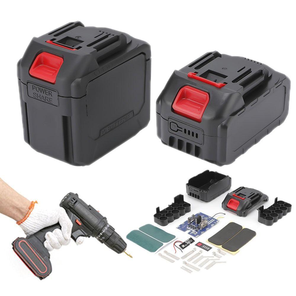20 Cell 18650 Lithium Battery Lithium Ion 36V Battery Kit For Makita Battery Case  Power Tools