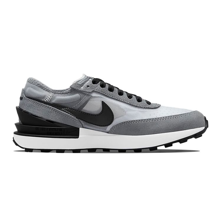 Nike Waffle One GS Cool Grey Kids Sneakers White Wolf-Grey Black DC0481-003