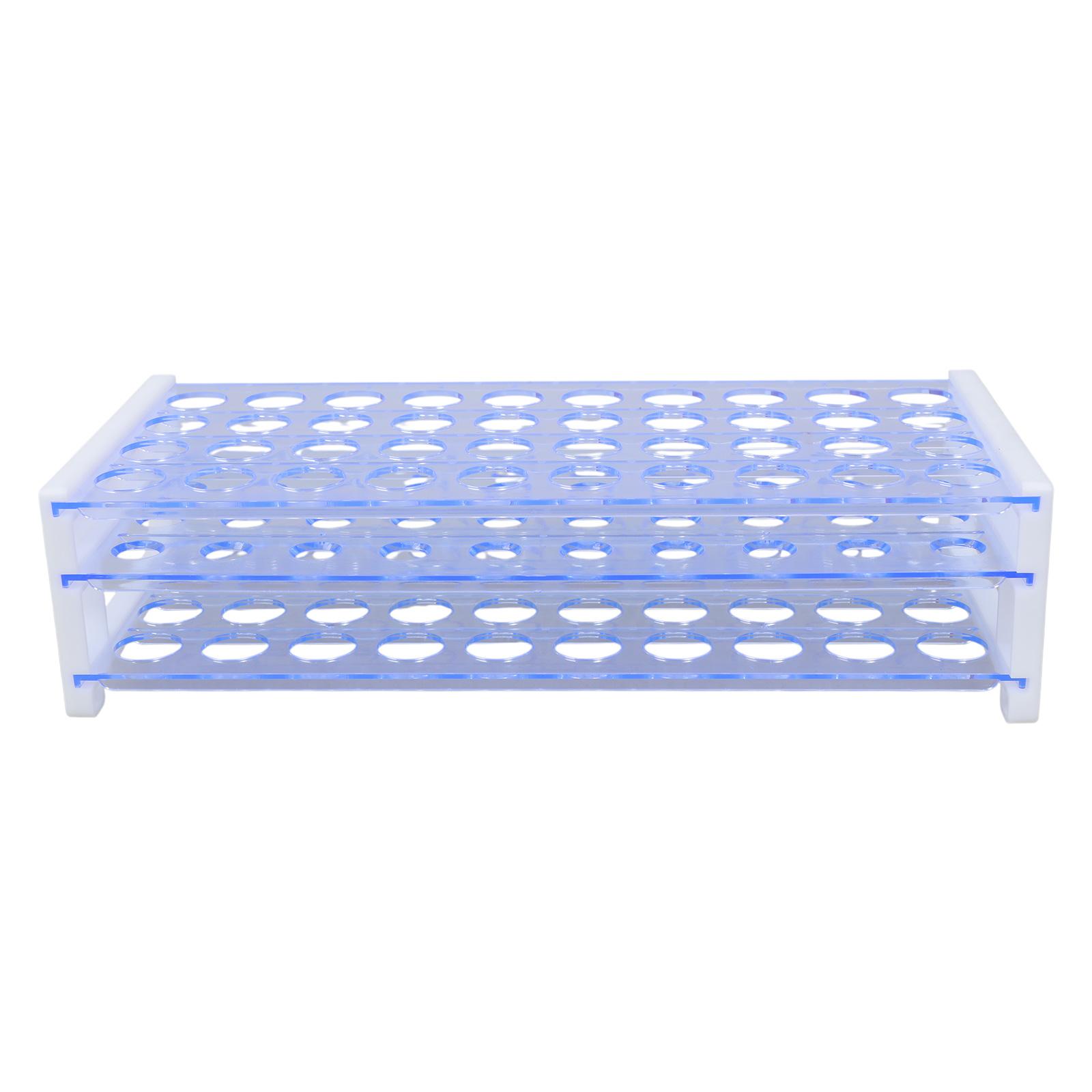 

Прочные 3-ярусные органайзеры для пробирок, лабораторные принадлежности, 3-ярусная синяя подставка для пробирок, прочные пластиковые полки