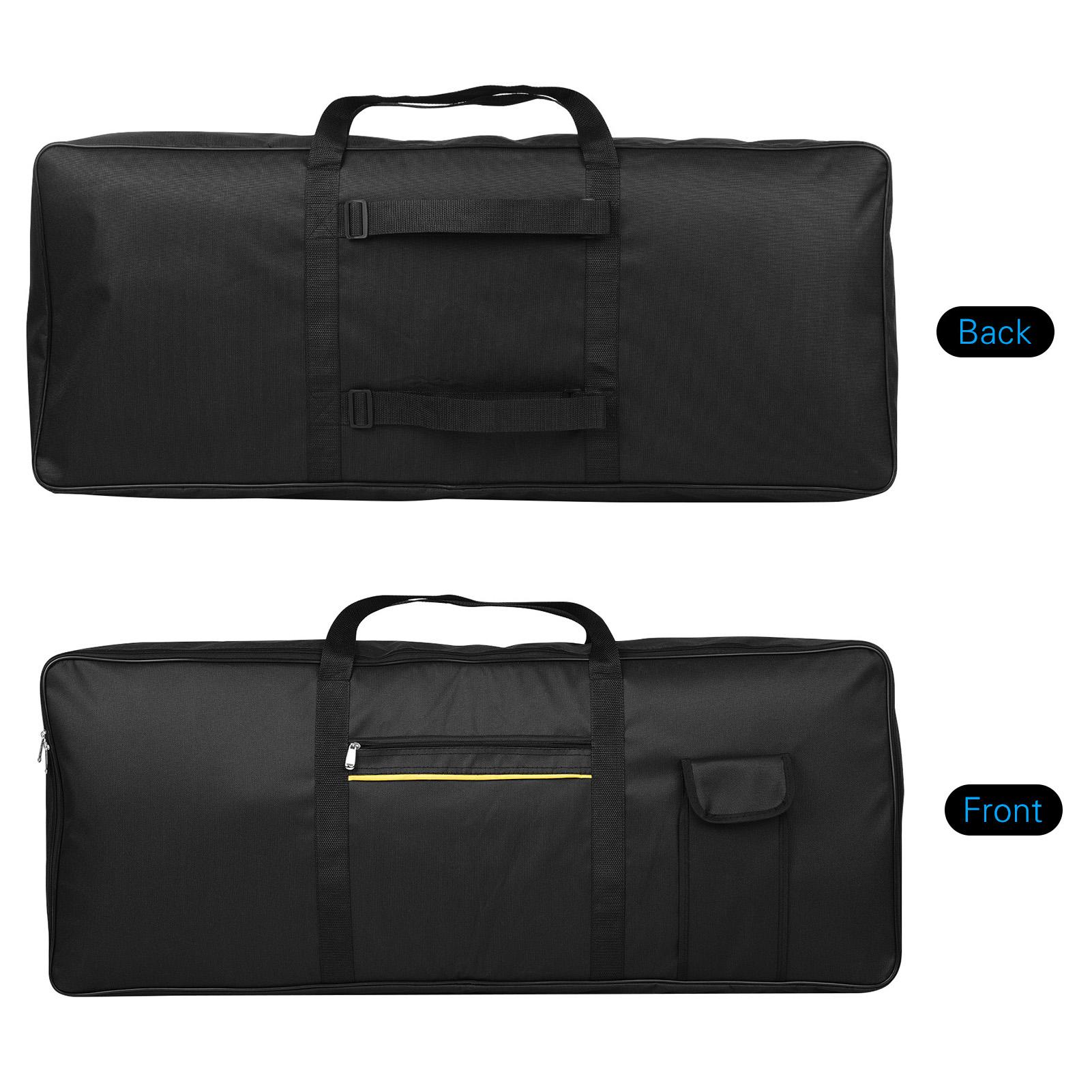 

Portable 61 Key Keyboard Electric Piano Padded Case Gig Bag Oxford Cloth білий