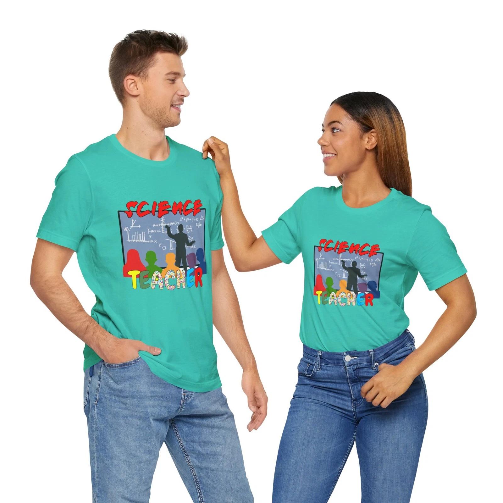 Science Teacher T-Shirt Fun tutors Professional Teaching Learning Numbers 4XL