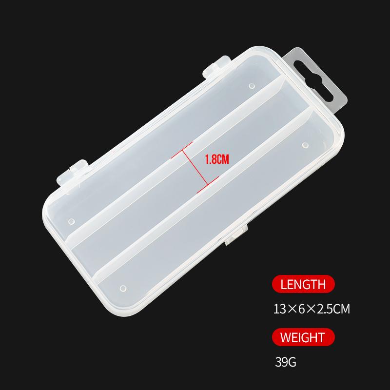 FTK Compartment Mini Fishing Tackle Box Storage  Lure Baits Minnow Pencil Lure High Quality Fishing Box