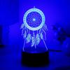 USB Dreamcatcher 3D Night Light Touch Seven Color Gradient Creative Desktop and Bedroom Atmosphere Light Room Decoration Light