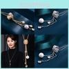 Stylish Long Tassel Sweater Necklace For Women In Geometric Design Perfect For Autumn And Winter