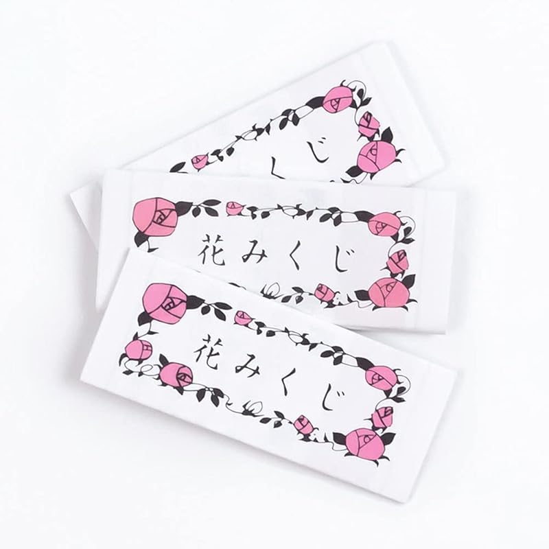 

Amuse Flower Fortunes (100 sheets) Folded size: Approx. 25 x 58mm
