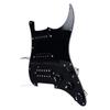 E-Gitarren-Schlagbrett Kunststoff und Metall E-Gitarren Geladenes Schlagbrett mit Tonabnehmer SSH15 Schwarz