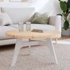 VidaXL Round Table Top Ø80x3 Cm Solid Pine Wood 833670