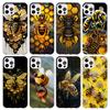 Bee Keeping Honey Animal Phone Case For iPhone 17 Air 11 13 Mini 14 15 Plus 16 12 Pro Max 16E SE 7 8 Pattern Soft TPU Back Cover