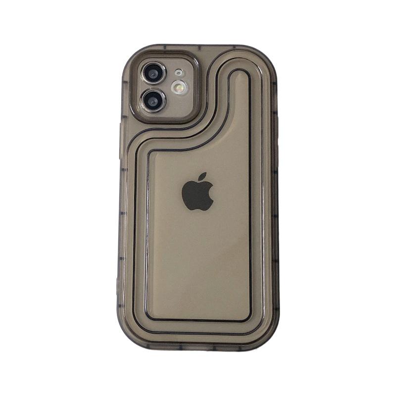 Apple 16PRO Transparent Case for iPhone 12/7P - Full Coverage, Anti-Drop, TPU Protection
