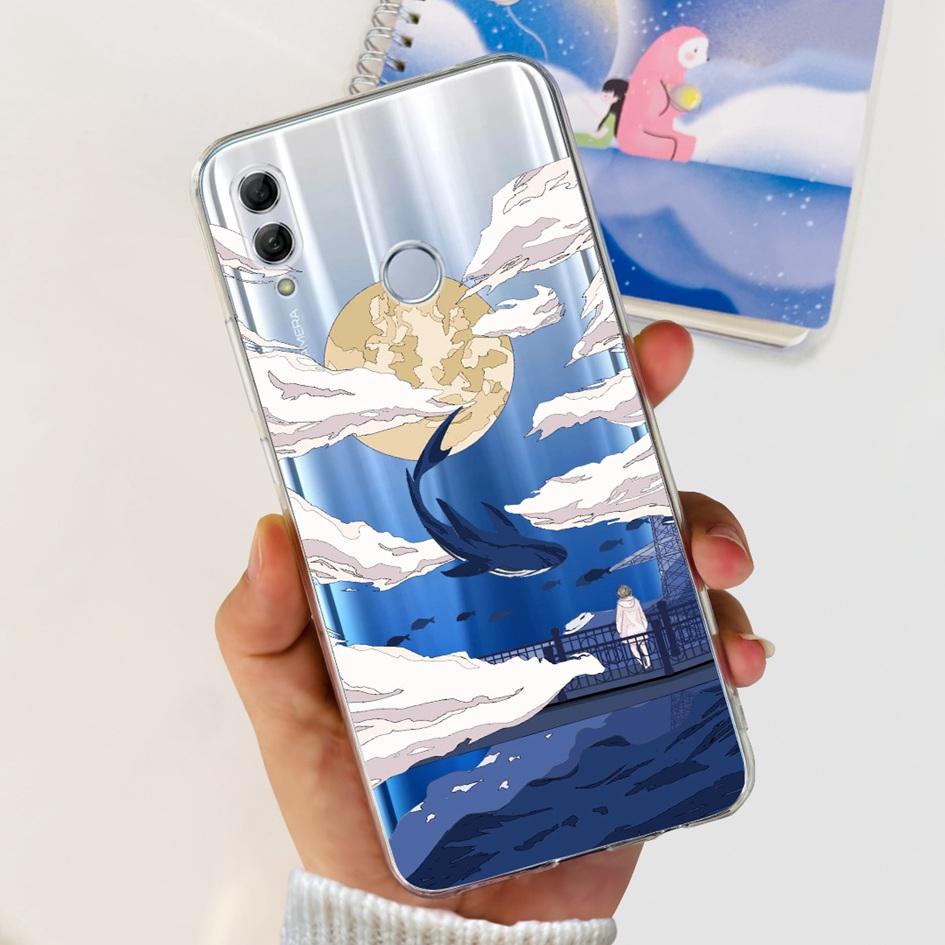Für Honor 10 Lite Hülle HRY-LX1 HRY-LX2 Abdeckung Mode Schmetterling Transparentes Silikon Hüllen Für Honor 10 10i Honor10 Bumper