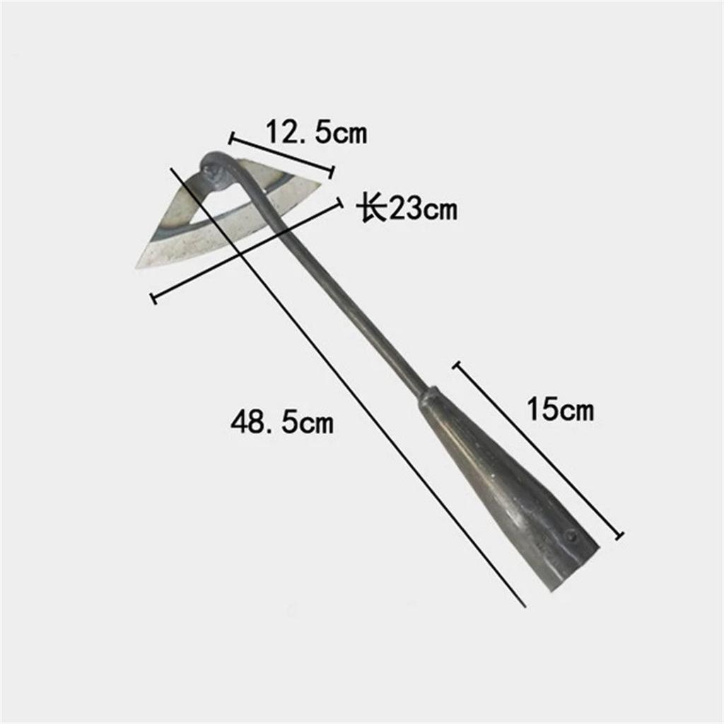 Stalen Holle Schoffel Handwieders, Tuinbouw Boerderij Hark voor Wieden en Planten, Landbouw Schoffel Gereedschap voor Bodem losmaken en Landschapsinrichting
