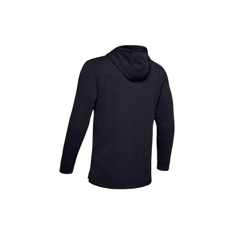 Under Armour Sweatshirts Men's Black Hooded Moderate Regular 1348520-001