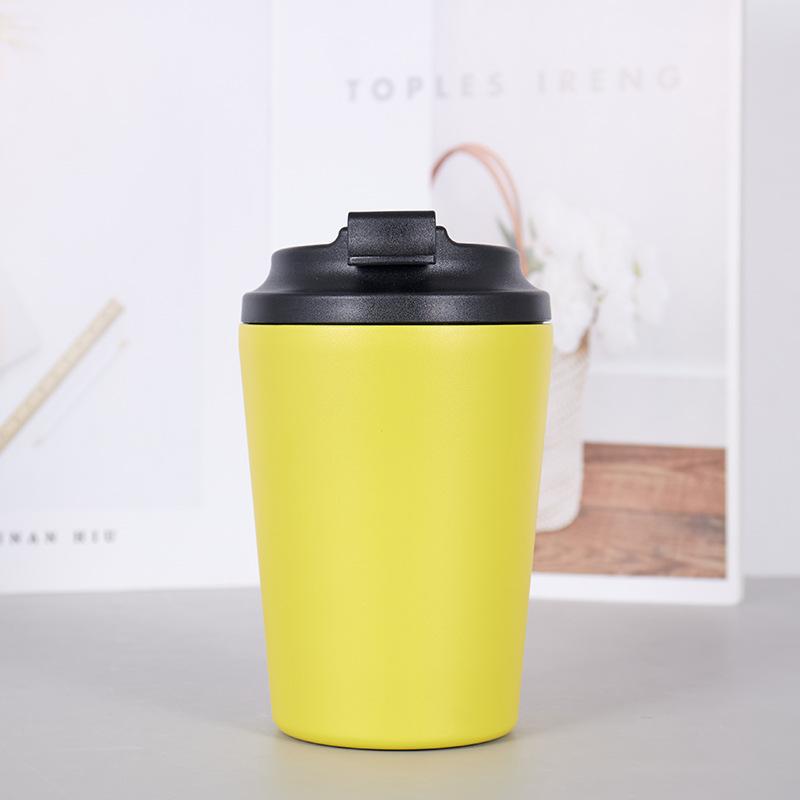 304 Stainless Steel Coffee Cup, Double-layer Insulated Cup, Portable Car Cup, Business Office Casual Cup
