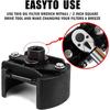 Professional Durable Universal Adjustable Oil Filter Wrench Two-Jaws 60-80mm Range Filter Remover Tool For Auto Maintenance