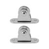 Small Pulley Block Stainless Steel Silent Pulley Roller Wall Mounted Fixed Pulley for DIY Equipment Wire Rope Rail
