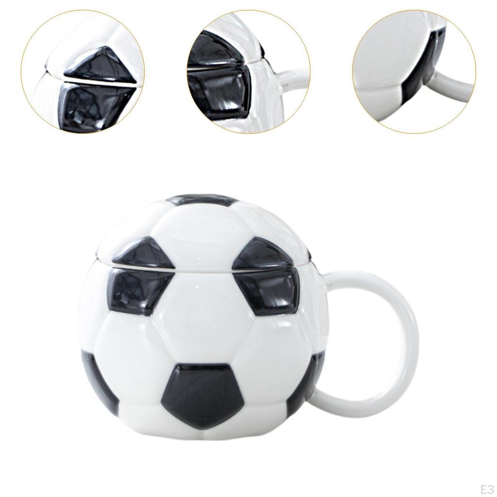 Ceramic Coffee Mug Baseball Birthday Gifts Funny Soccer Espresso Cup for Bakery Home Living