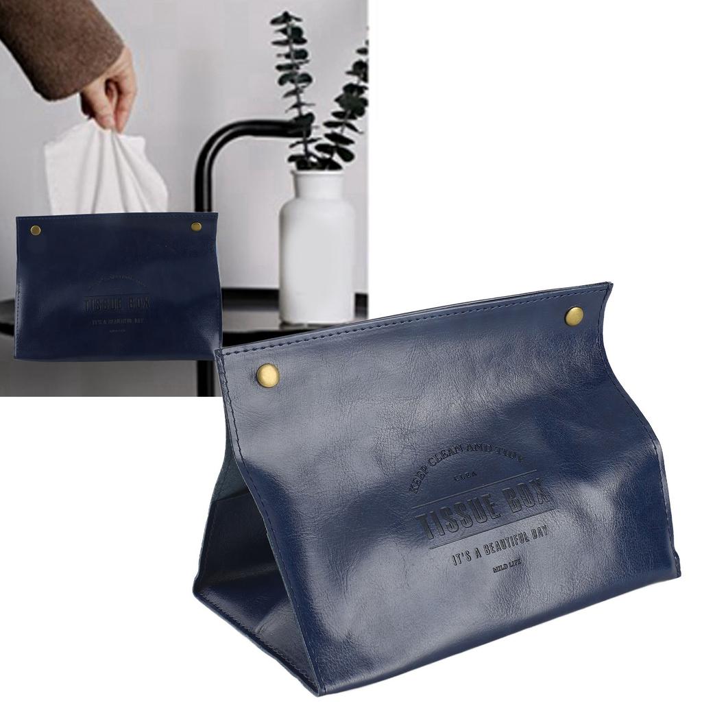 PU kůže Originalita Krabička na kapesníky Stolní organizér na kapesníky do ložnice obývacího pokoje