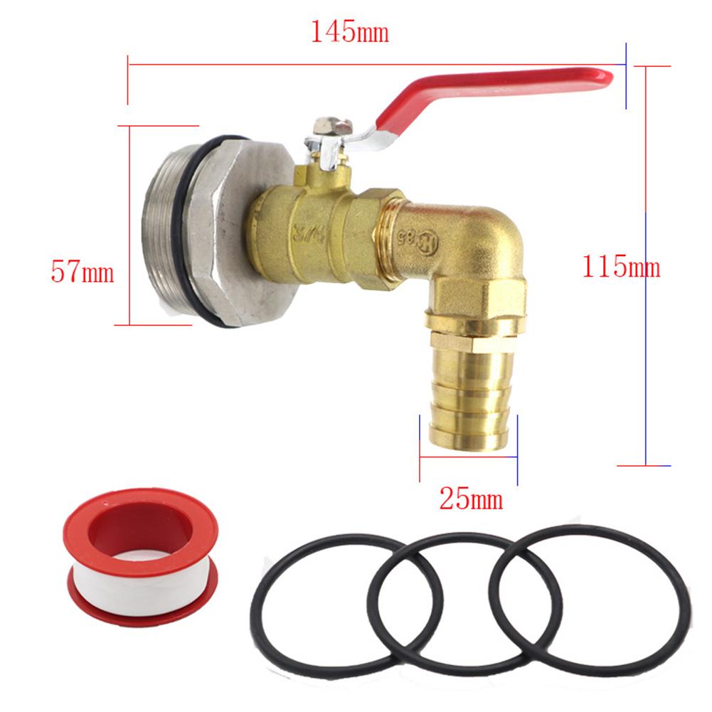 200L For Oil Drum Replacement Parts Stainless Steel Outlet Tap Offering Leak Proof Valve for Controlled Dispensing of Liquids