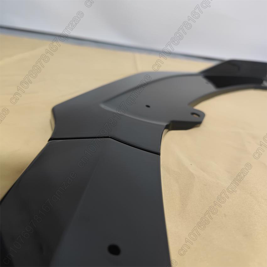 For Kia Stinger GT 2018-2023  Auto Car Front Bumper Splitter Lip Spoiler Diffuser Guard Body Kit Cover Tuning ABS Gloss Black