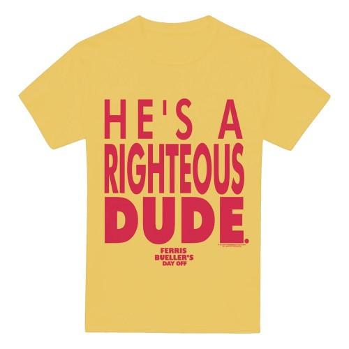 Ferris Bueller´s Day Off Mens Righteous Dude T-Shirt