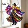 Dreamer Gift Sun Catcher Dancing Lady Catcher Acrylic Hanging Ornament Bohemian Gothic