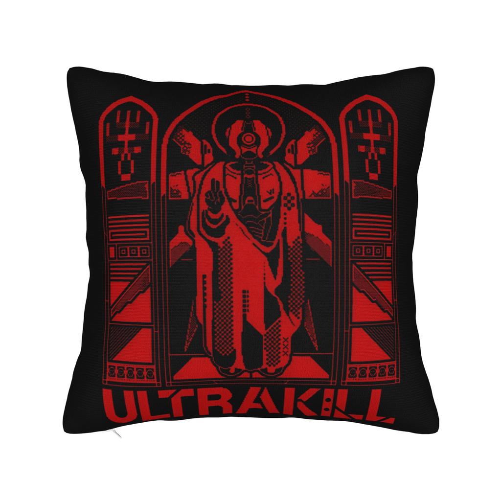 Ultrakill Shooting Game Hell is Kill Pillowcase Polyester Cushion Cover Decorative V1 Rock Pillow Case Cover Bed Drop Shipping