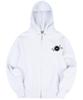 Tripshion Planet Star Heavyweight Zip-Up Hoodie (2-Way) - White