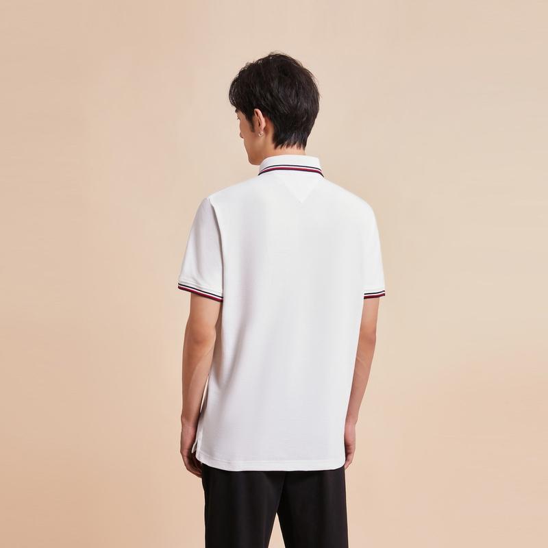 Tommy Hilfiger Polo Shirt Men's Cloud Bath White 78J9195YAF