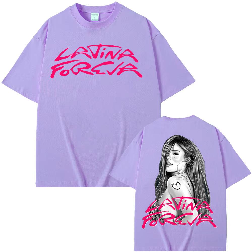 Karol G Tropicoqueta 2025 New Album Tshirts Unisex Women Clothing Hip Hop High Street Tshirt Summer Tops Cozy Short Sleeve T Shirt