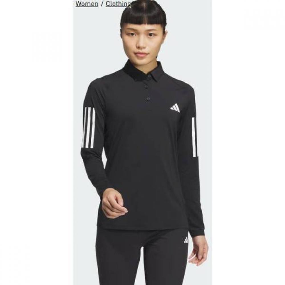 

AdidaS Golf Women S Aerolady Long Sleeve Polo Shirt blacks/AXS